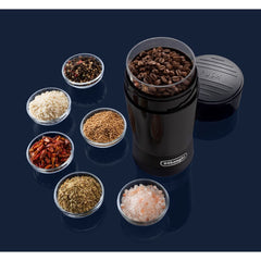 DeLonghi KG200 Spice & Coffee Grinder Stainless Steel Blades