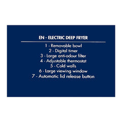 DeLonghi FS6067 Electric Deep Fryer With Removal Bowl 2.4 Ltr