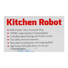 Gaba National GN-5026 Kitchen Robot Chopper With Vegetable Cutter With Official Warranty