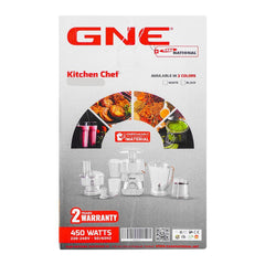 Gaba National GN-922/21 DLX UBR Unbreakable Kitchen Chef 9 In 1 450W With Official Warranty