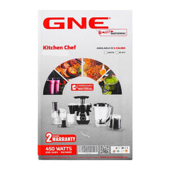 Gaba National GN-922 DLX UBR Unbreakable Kitchen Chef 9 In 1 450W With Official Warranty