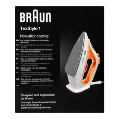 Braun SI-1009 Tex Style-1 Steam Iron With Official Warranty