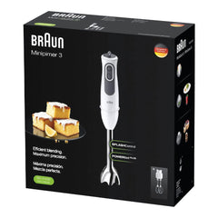 Braun MQ3105B WH MultiQuick 3 Hand Blender With Official Warranty