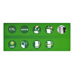 Philips HD9357/12 Viva Collection Electric Kettle 1.7 Liter 2200W