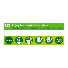 Philips HD9318/01 Series 3000 Electric Kettle 1.7 Liter 2200W