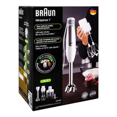 Braun MQ7035BI MultiQuick 7 Hand Blender 4 In 1 With Official Warranty