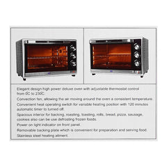 Anex AG-3072 Deluxe Oven Toaster with Convection Fan With Official Warranty