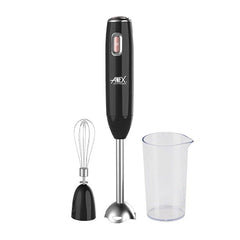 Anex AG-123 Deluxe Hand Blender With Whisk, 500ml Plastic Jar With Official Warranty