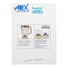 Anex AG-699UB 3 In 1 Blender, Grinder & Mixer With Official Warranty
