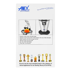 Anex AG-2158 Deluxe Citrus Juicer With Official Warranty