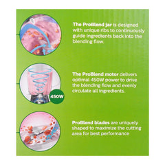 Philips HR2041/16 3000 Series Blender 1.9 Ltr Capacity 450W