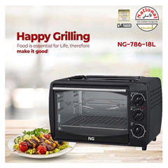 National Gold NG-786-18L Rotissore Oven Toaster 18 Ltr With Official Warranty