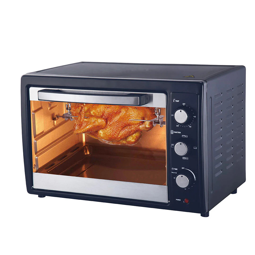Gaba National GNO-2138 Rotisserie Oven with Kebab Grill 38 Liter With Official Warranty