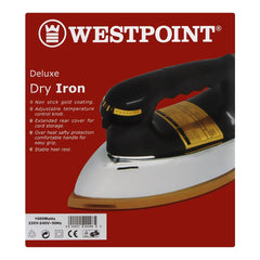 Westpoint WF-98B Deluxe Dry Iron With Official Warranty
