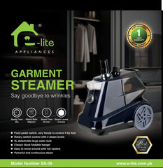 E-Lite SS-39 Electric Garment Steamer With Official Warranty