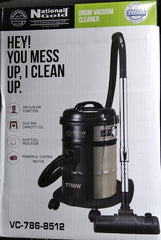 National Gold VC-786-8512 Deluxe Drum Vacuum Cleaner 21 Ltr With Official Warranty