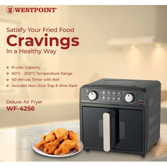Westpoint WF-4256 Deluxe Air Fryer 8 Litre With Official Warranty