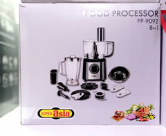 Super Asia FP-9092 8 In 1 Food Processor With Official Warranty