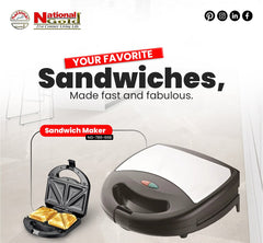 National Gold NG-786-668 Sandwich Maker With Official Warranty