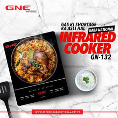 Gaba National GN-132/22 Infrared Cooker 2000W With Official Warranty