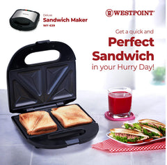 Westpoint WF-639 Deluxe Sandwich Toaster With Official Warranty