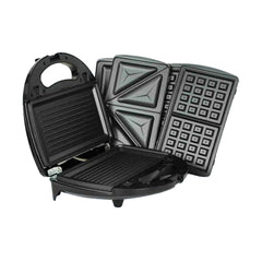 Gaba National GN-6192/21 Sandwich Maker 3 Steel Plates With Official Warranty