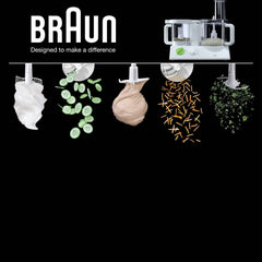 Braun FX 3030 Tribute Collection Food Processor With Official Warranty