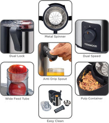 Kenwood JEM-50.000BK Stainless Steel Juicer