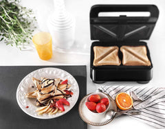 DeLonghi SW12BC.S MultiGrill Easy Sandwich & Waffle Maker