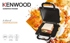 Kenwood SMP94.A0WH 2 In 1 Sandwich Maker 1300W