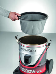 Kenwood VDM40.000BR Drum Vacuum Cleaner 20 Liter 2000W
