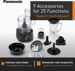 Panasonic MK-F310 9-In-1 Food Processor With 25 Functions 800W