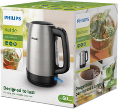 Philips HD9350/92 Daily Collection Electric Metal Kettle 1.7 Liter 2200W