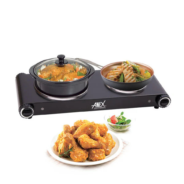 Anex AG-2062 Deluxe Hot Plate Double With Official Warranty