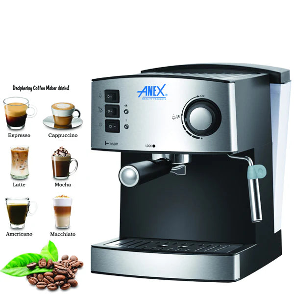 Anex AG-825 Deluxe Coffee Maker With Official Warranty