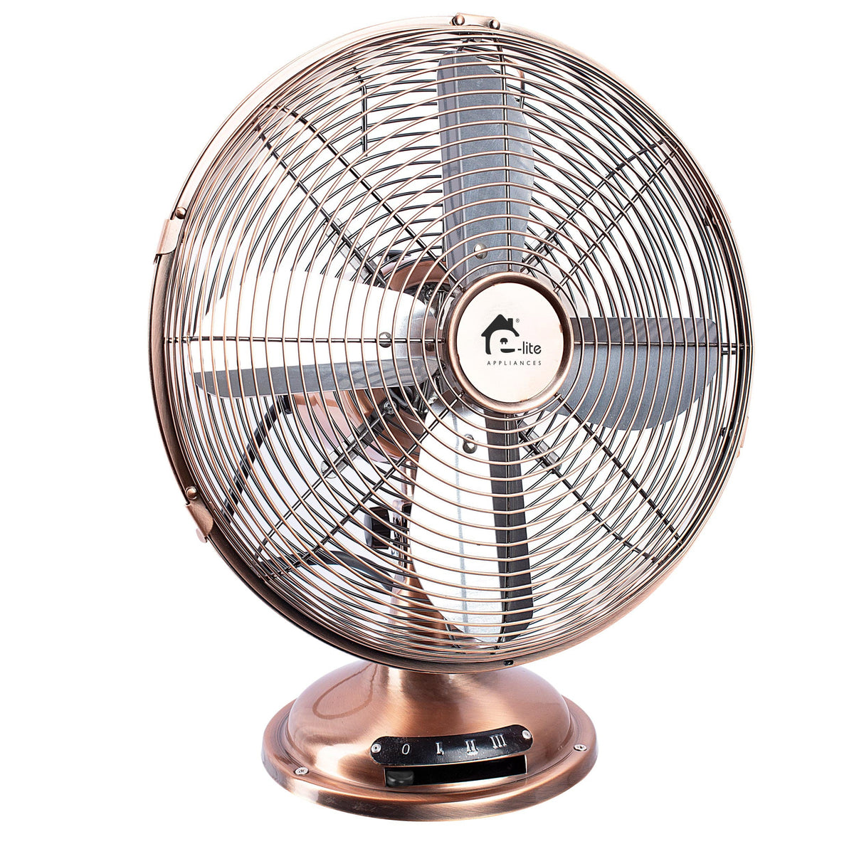 E-Lite ETF-30M Metal Table Fan Copper With Official Warranty
