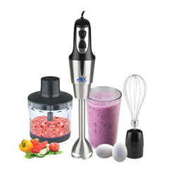 Anex AG-143 Deluxe Hand Blender with Egg Beater & Chopper With Official Warranty