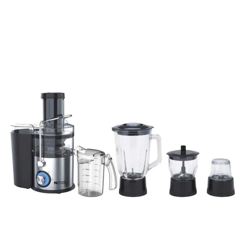 National Gold NG-786-2024 Multi-Function Juicer Blinder Grinder & Dry Mill 4 In 1 With Official Warranty