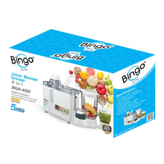 Bingo JBG-4000 4 In 1 Juicer, Blender, Grinder & Dry Mill Heavy Duty Motor With Official Warranty