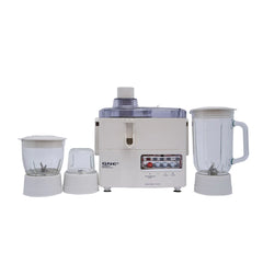 Gaba National GN-1778/18 Juicer Blinder Grinder & Chopper 4 In 1 With Official Warranty