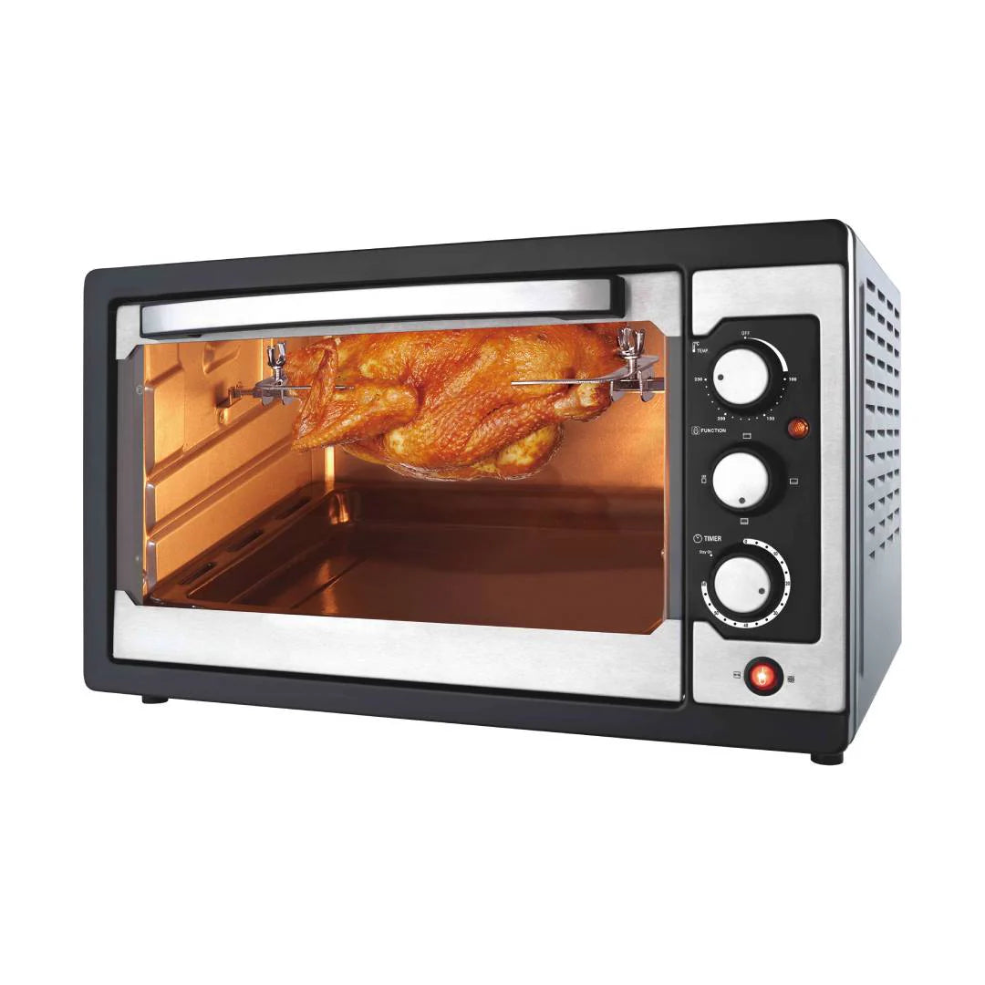 Gaba National GNO-2148 Rotisserie Oven with Kebab Grill 48 Liter With Official Warranty
