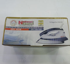 National Gold NG-786-186 Deluxe Dry Iron 1200W With Official Warranty