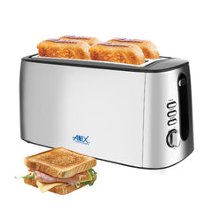Anex AG-3005 Deluxe 4 Slice Toaster With Official Warranty
