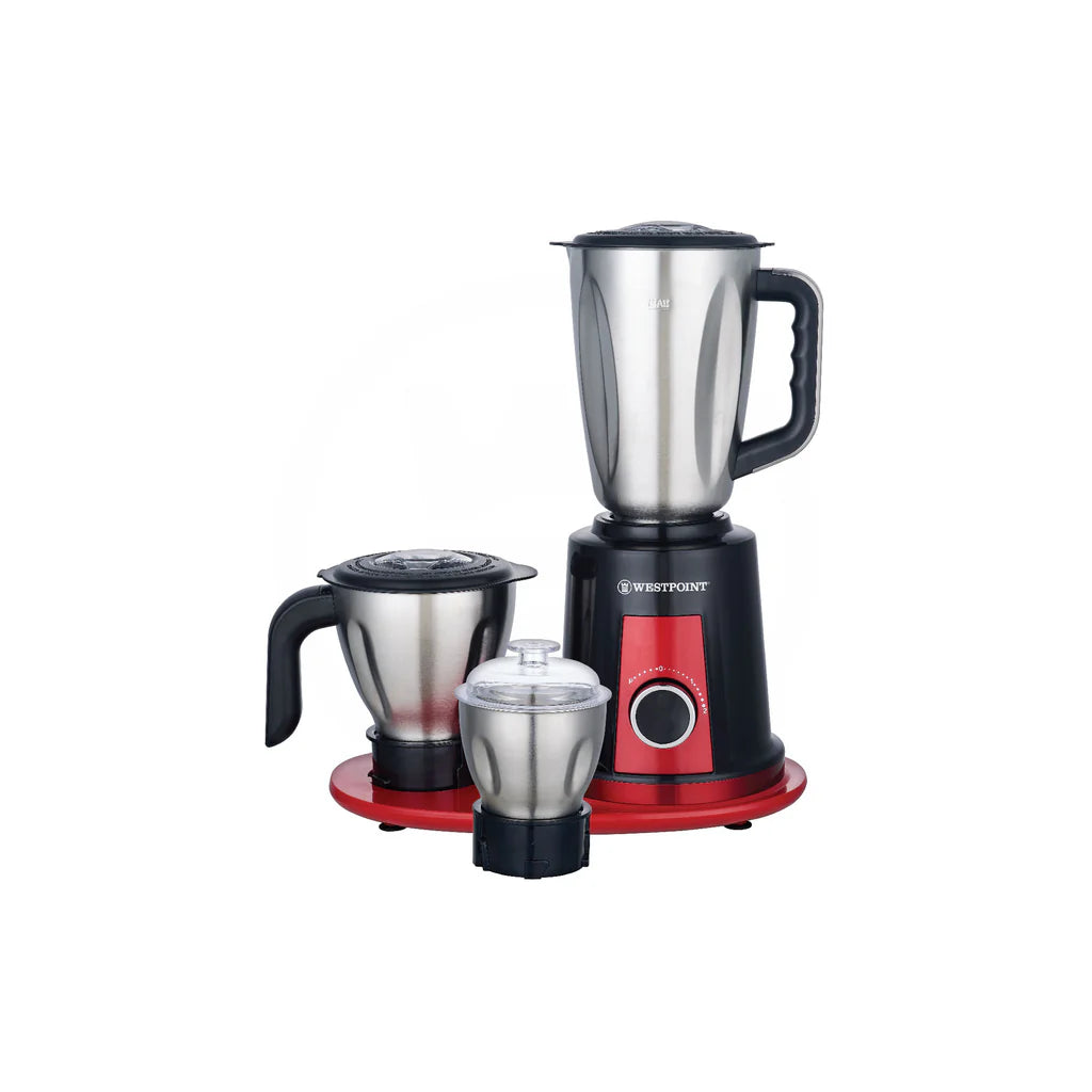 Westpoint WF-367 Deluxe Blender, Chopper & Grinder 3 In 1 Steel Body With Official Warranty