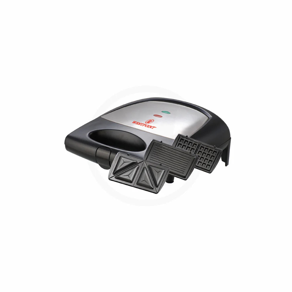Westpoint WF-6093 Deluxe Sandwich Toaster 3 In 1 With Official Warranty