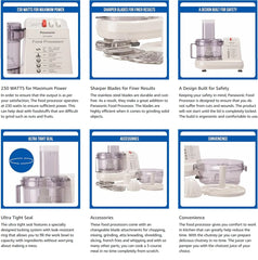 Panasonic MK-5086MWTX 6 In 1 Food processor 230W