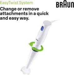 Braun MQ10.000P MultiQuick 1 Hand Blender With Official Warranty