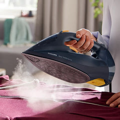 Philips DST7060/26 Azur 7000 Series HV Steam Iron Blue/Yellow 3000W