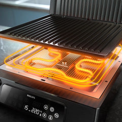 Philips HD6307/70 7000 Series Electric Contact Grill 2200W