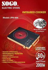 Sogo JPN-666 Electric Stove/Infrared Cooker